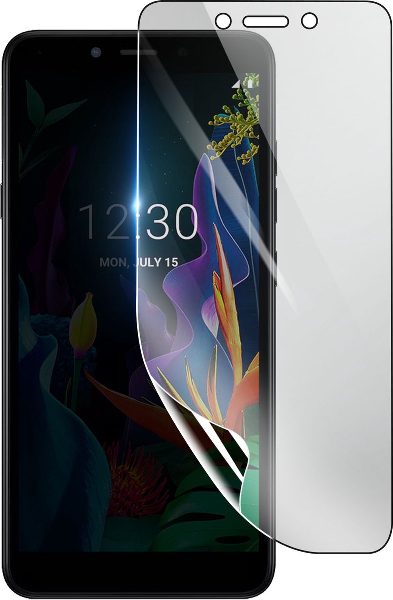 3mk, Geschikt voor LG K20, Schokbestendige Hydrogel Screenprotector, Transparant