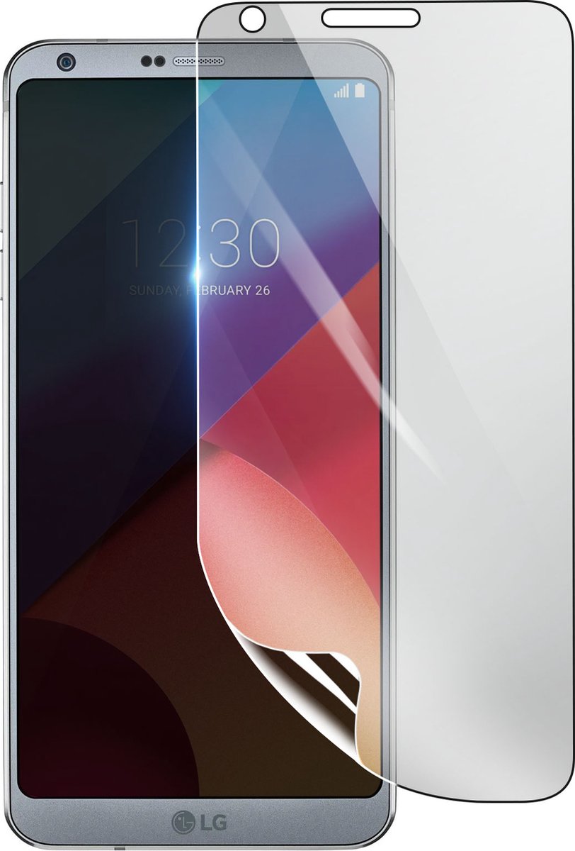 3mk, Geschikt voor LG G6, Schokbestendige Hydrogel Screenprotector, Transparant