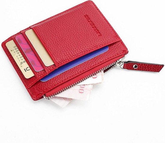 Mini-Portefeuille/Porte-carte de crédit/Porte-cartes - Trendy & Rouge (portefeuille)- de Heble®