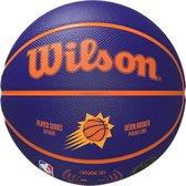 Wilson NBA Player Icon Devin Booker Mini Ball WZ4019801XB, Unisex, Purper, basketbal, maat: 3