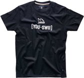 Uswe You-swii T-shirt Met Korte Mouwen Zwart S Man