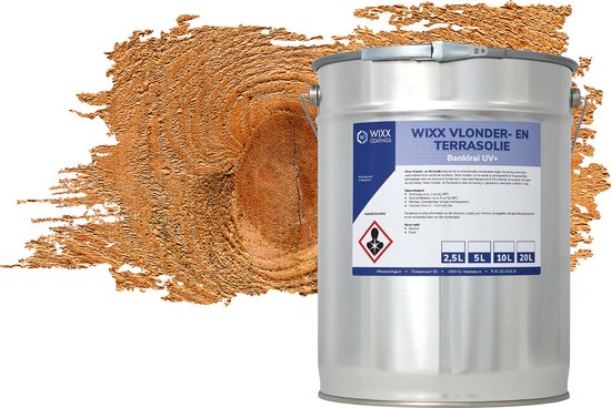 Wixx Vlonder en Terrasolie UV+ - 2.5L - Bankirai