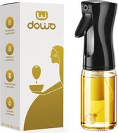 DOWO® - Olijfolie fles met schenktuit - 200ml - Glazen Oliefles - BBQ Accesoires - Sprayer