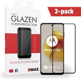 2-pack BMAX Screenprotectors geschikt voor Moto G73 - Van gehard glas - Samsung screenprotectors - Telefoonaccessoires - Telefonie & Accessoires - Beschermglas - Glazen screenprotectors