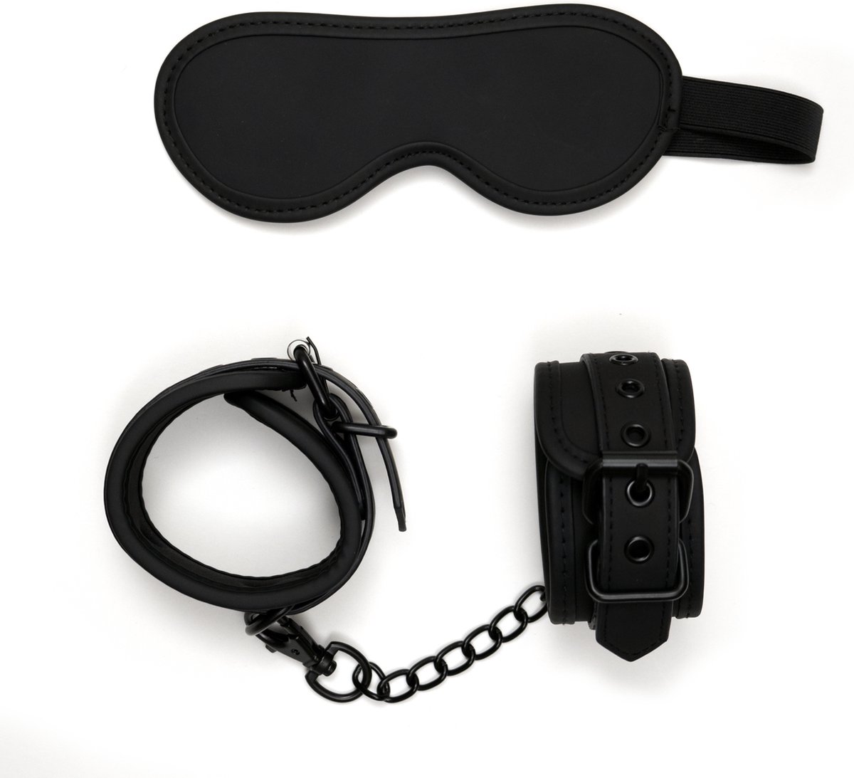 Goedkoopste Flex BDSM Kit 4 (2stk.) - Handboeien - Masker Flex Bondage - BDSM - Koppels - Seksspeeltjes