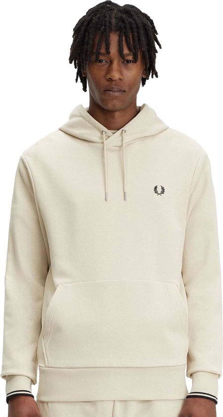 Fred Perry - Hoodie Logo Beige - Heren - Regular-fit