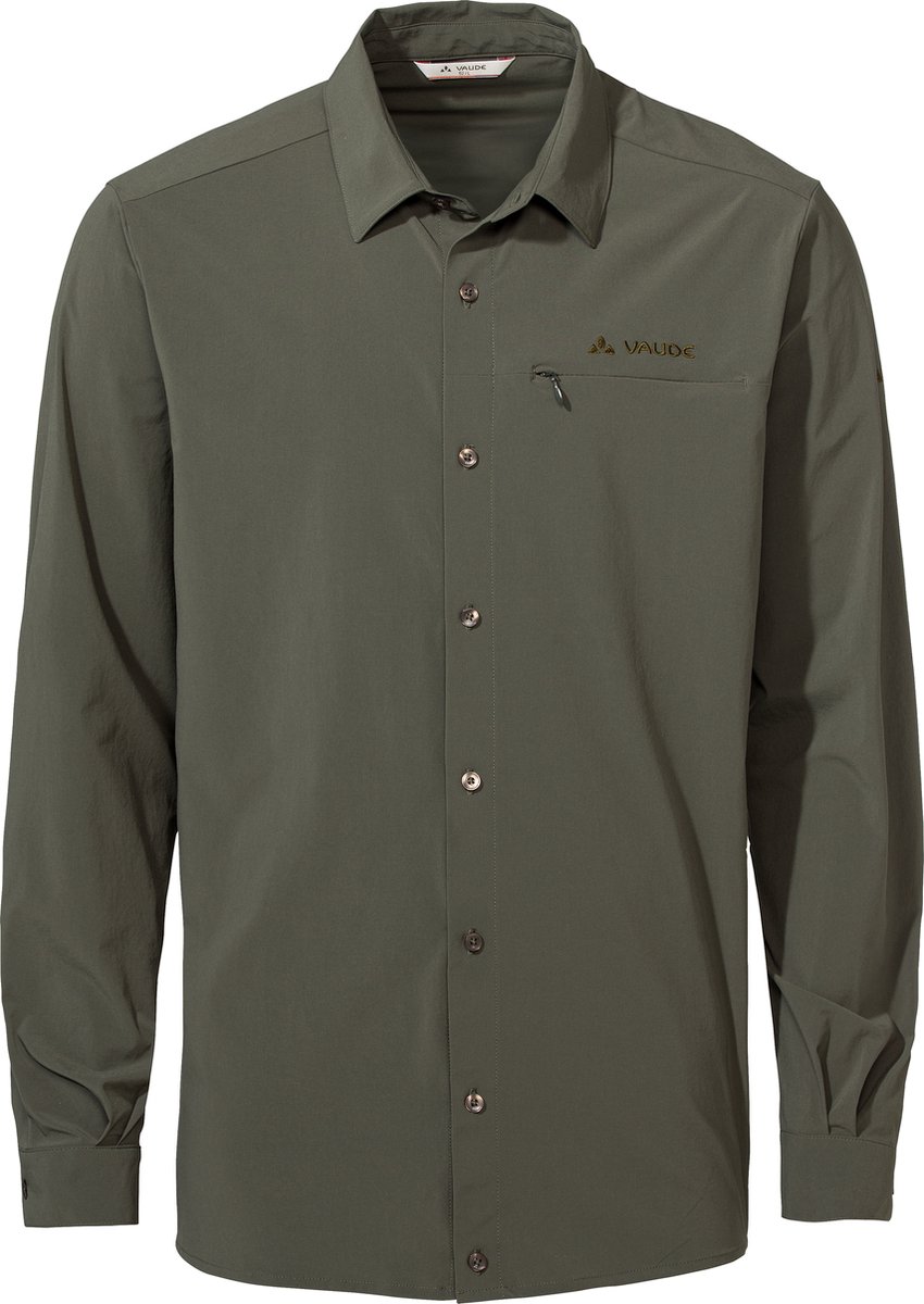 Vaude Men’s Farley Stretch Shirt Outdoorblouse Heren Groen