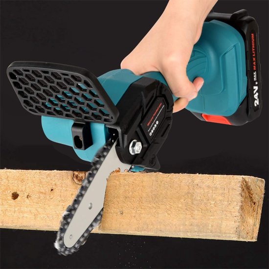 DURATECH Mini Kettingzaag Draagbaar, 12 V Accu Kettingzaag Schnoerloos Snoeizaag, Snelle Kettingwissel, met 2x2,0Ah Lithium-ion Accu's en Lader, 2 Kettingen, Ideaal voor Tuinieren DURATECH Mini Kettingzaag Draagbaar, 12 V Accu Kettingzaag Schnoerloos Snoeizaag, Snelle Kettingwissel, met 2x2,0Ah Lithium-ion Accu's en Lader, 2 Kettingen, Ideaal voor Tuinieren