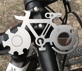 Knaak Fiets Multitool - RVS Gereedschap voor fietsreparatie - Gadget voor fietsers