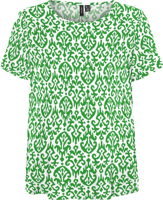 Vero Moda T-shirt Vmeasy Joy S/s Top Wvn Ga 10297345 Classic Green/kylie Dames Maat - L