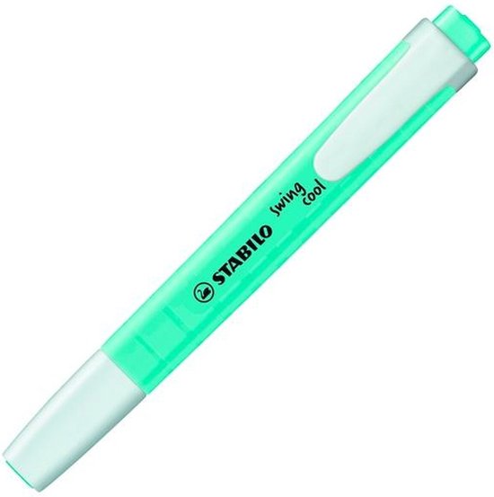 Fluoriscerende Markeerstift Stabilo Swing Cool Pastel Turkoois 10 Onderdelen (1 Stuks)