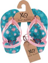 Xq Footwear Teenslippers Meisjes Roze/blauw Maat 19-20