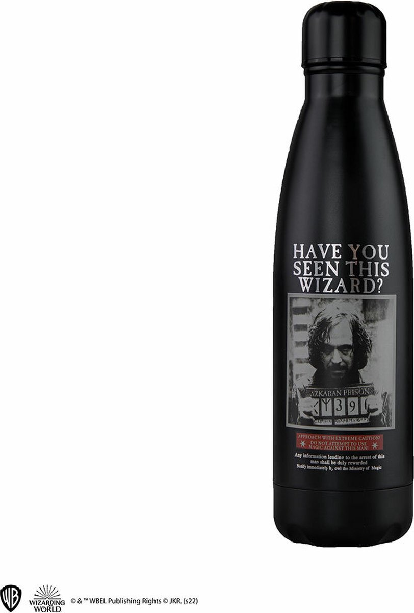 Harry Potter Drinkfles - Sirius Wanted! 500ML Stainless Steel