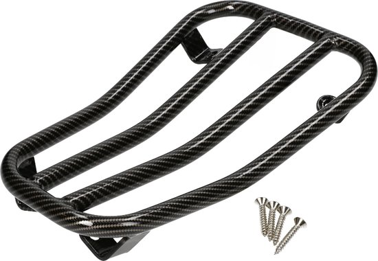 Treeplank Sprinter Bagagedrager treeplank voor Vespa Primavera, Sprint hoogglans carbon | bol
