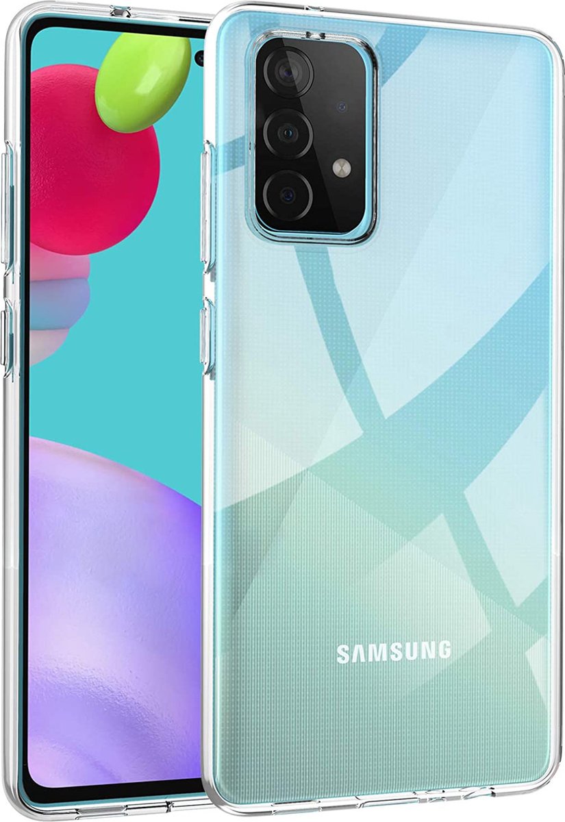 Hoesje voor Samsung Galaxy A52 backcover Shockproof siliconen Transparant