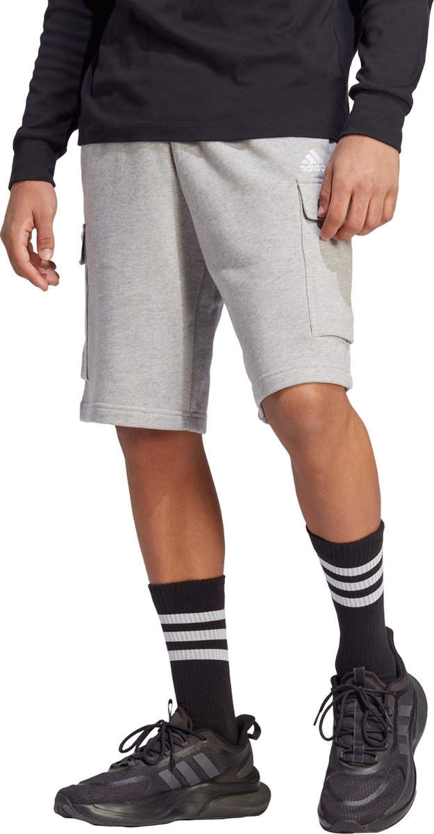 adidas Sportswear Essentials French Terry Cargo Short Heren Grijs