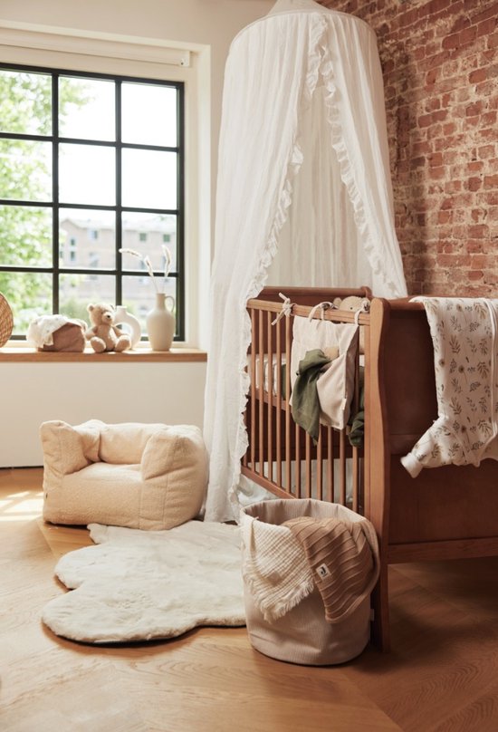 Jollein - Piekstok Klamboe - Wit - IJzer - Piekstok, Hemeltje Baby — afbeelding 3