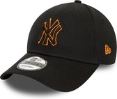 New Era - New York Yankees Team Outline Black 9FORTY Adjustable Cap