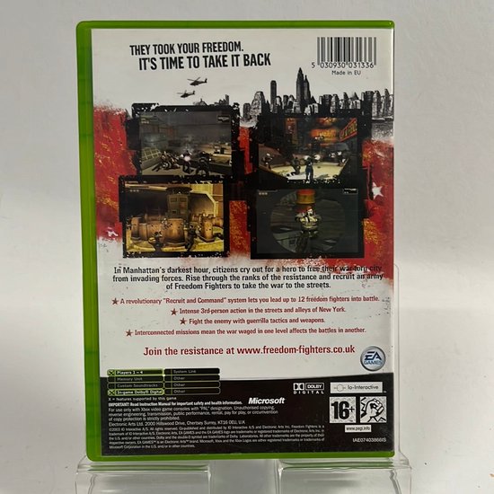 Freedom Riders Xbox Electronic Arts Freedom Fighters - Xbox game - Shooter - Multiplayer ...