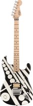 EVH Striped Series Circles White and Black - ST-Style elektrische gitaar