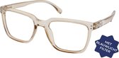 Leesbril Vista Bonita Cubo XL met blauw licht filter-Soft Skin-+1.50