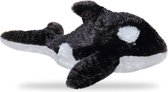 Orka Knuffel | Mini Flopsies | Aurora | Knuffels | Wit Zwart | Orka | Dolfijn | Vis | 20 cm