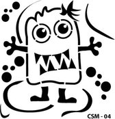 Cadence Kids Monster Stencil CSM-04 25x25 cm