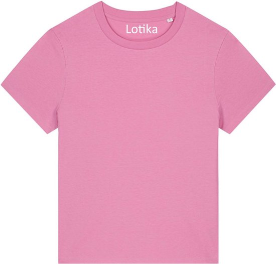 Lotika - Saar T-shirt dames biologisch katoen - pink