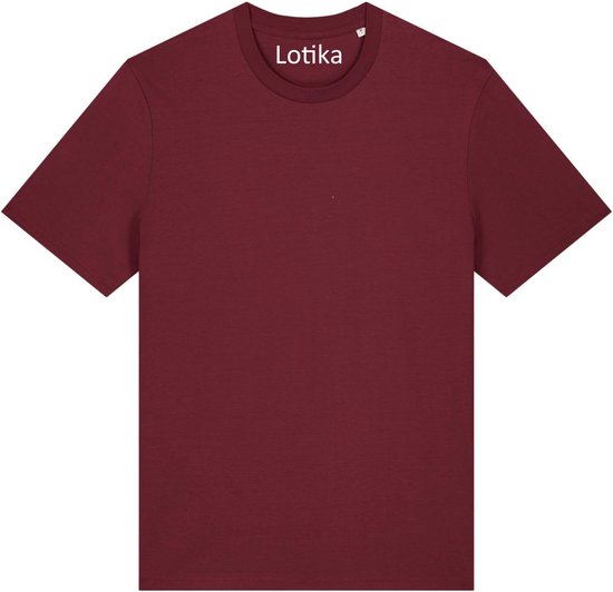 Lotika - Juul T-shirt biologisch katoen - burgundy