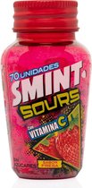 Smint - Sours - Fraise - Pot - 6 pièces de 70 Smints