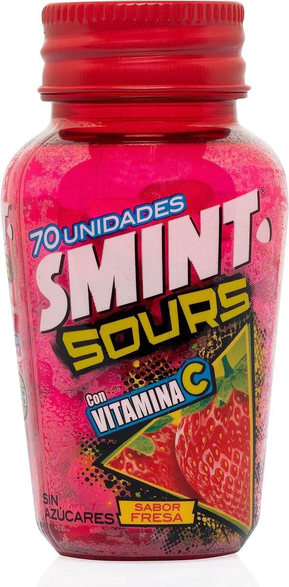 Smint Sour Strawberry Mint Candy 4