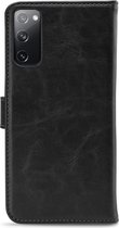 My Style Flex Wallet Telefoonhoesje geschikt voor Samsung Galaxy S20 FE Hoesje Bookcase Portemonnee - Zwart