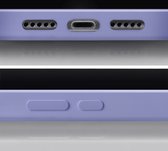 Coque Apple iPhone 14 Pro - Mobilize - Série Rubber Gelly - Coque arrière en TPU - Violet pastel - Coque adaptée pour Apple iPhone 14 Pro