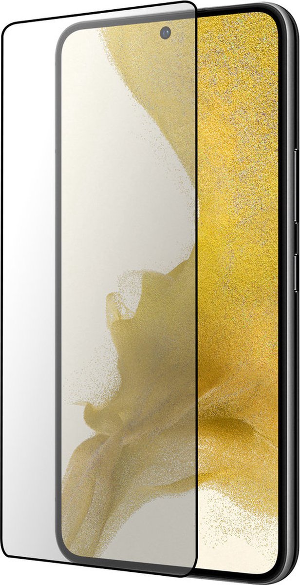 Mobiparts Screenprotector geschikt voor Samsung Galaxy S23 Glazen | Mobiparts Regular Screenprotector - Case Friendly - Zwart