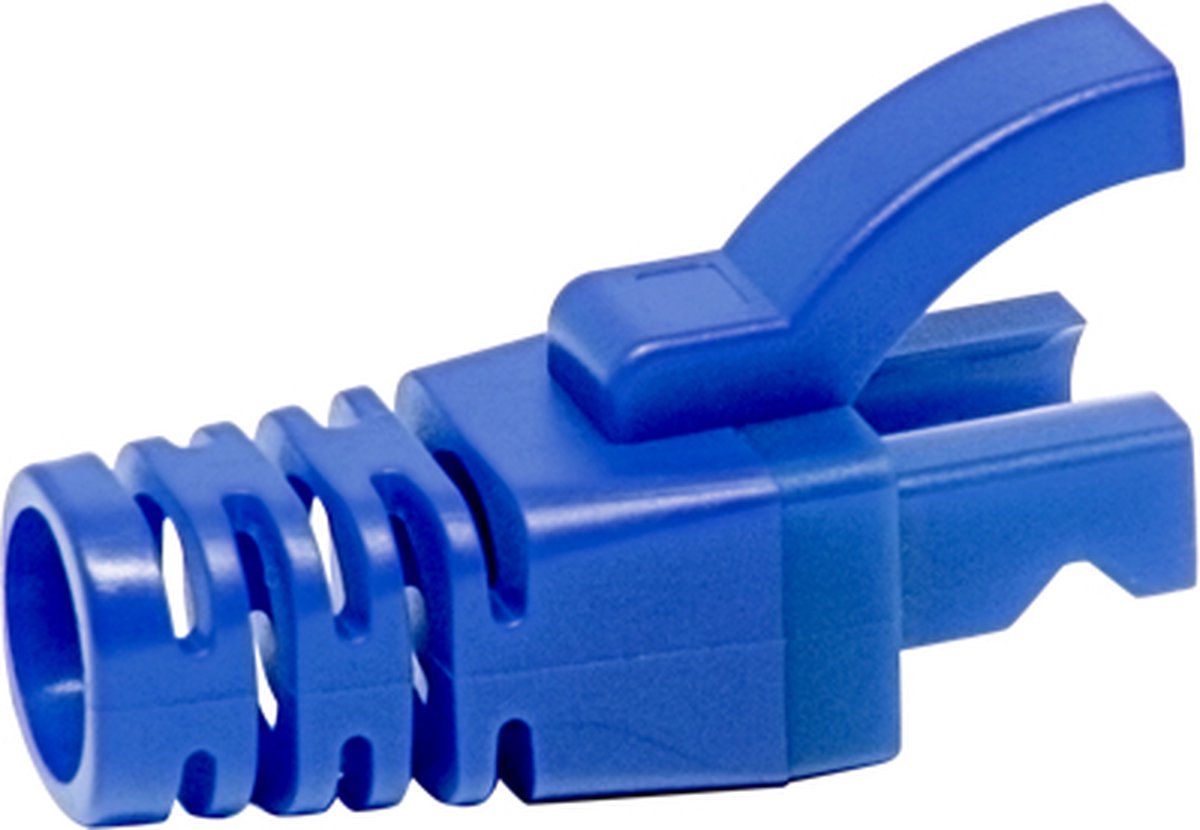 DINTEK - Boot voor CAT6 (100 pcs) - Blauw - geschikt voor passthrough plug - 1601-06014