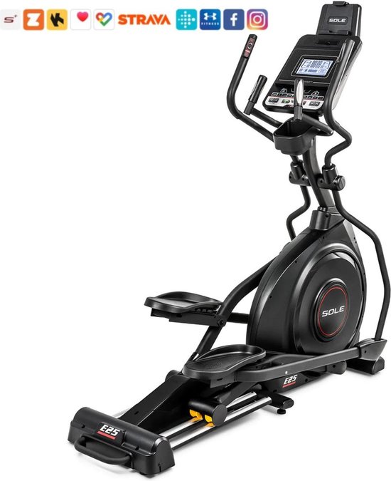 Sole E25 Crosstrainer 10 Programma's Zwart - Sole - €1.569,00