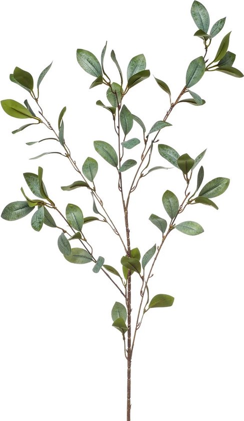 Emerald Kunstbloem Eucalyptus tak - 90 cm - groen - losse steel - Kunst zijdebloemen