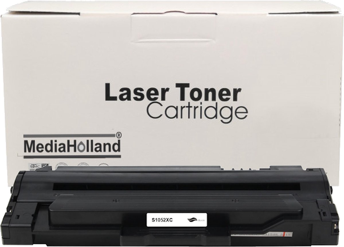 MediaHolland - Huismerk Toner MLT-D1052L, SU758A geschikt voor Samsung Laser Printers - 1x Zwart - Toners Cartridges - Zwart: 2500 Pagina's