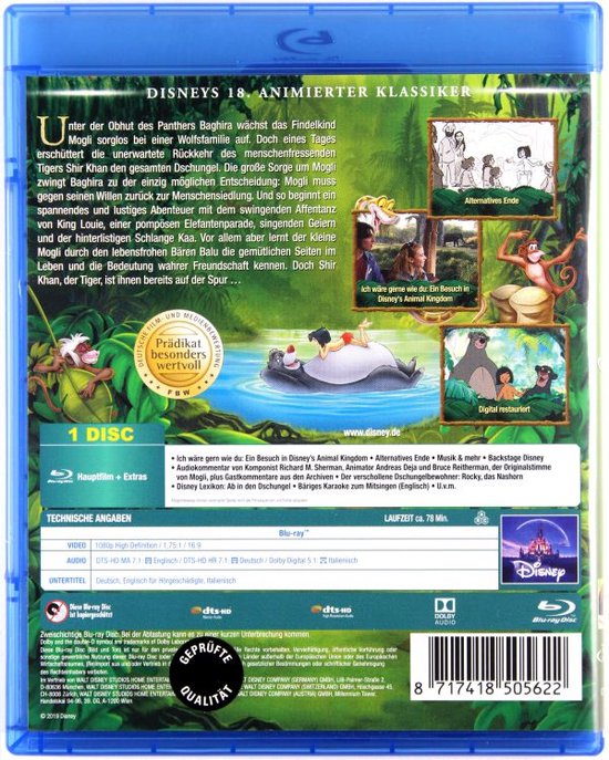The Jungle Book [Blu-Ray] - 