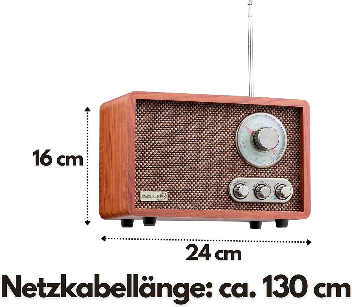 EASYmaxx - Radio portátil de Estilo Retro de los años 50 con tecnología Bluetooth, Ranura para Tarjeta SD, Puerto USB y AUX y Salida de Auriculares - Atrae Todas Las miradas en EASYmaxx - Radio portátil de Estilo Retro de los años 50 con tecnología Bluetooth, Ranura para Tarjeta SD, Puerto USB y AUX y Salida de Auriculares - Atrae Todas Las miradas en