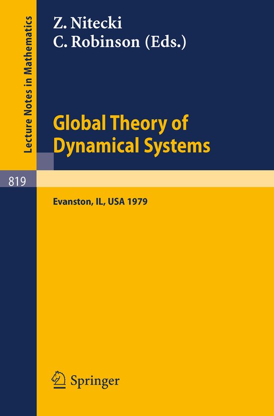 Global Theory of Dynamical Systems - cover