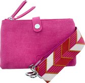 LOT83 Tas Amy - Vegan leer - Crossbodytas - Handtas - Pink - Perfect voor dagelijks gebruik