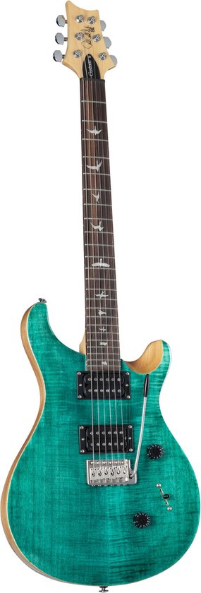 Foto: Prs se custom 24 tu turquoise elektrische gitaar