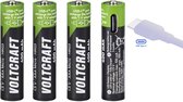 VOLTCRAFT VC-AAA400USB Oplaadbare batterij (USB-C) AAA (potlood) Oplaadbaar via USB-C Li-ion 1.5 V 400 mAh