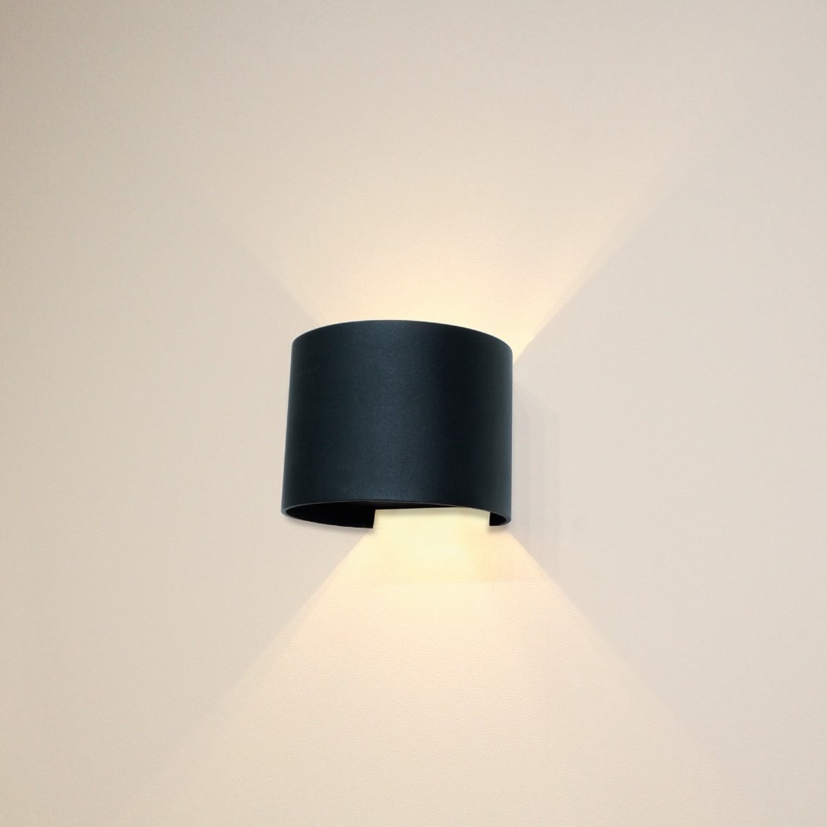 Wandlamp Gyro Zwart - breedte 13cm - 1x G9 LED 3,5W 2700K 350lm - IP20 - Dimbaar > wandlamp zwart | wandlamp binnen zwart | wandlamp hal zwart | wandlamp woonkamer zwart | wandlamp slaapkamer zwart | led lamp zwart | sfeer lamp zwart