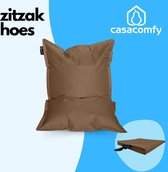 Casacomfy Zitzakhoes,Stoffen,Bekleding,Zonder Vulling,100x100,Mokka Bruin,Fatboy,Volwassenen & Kinderen