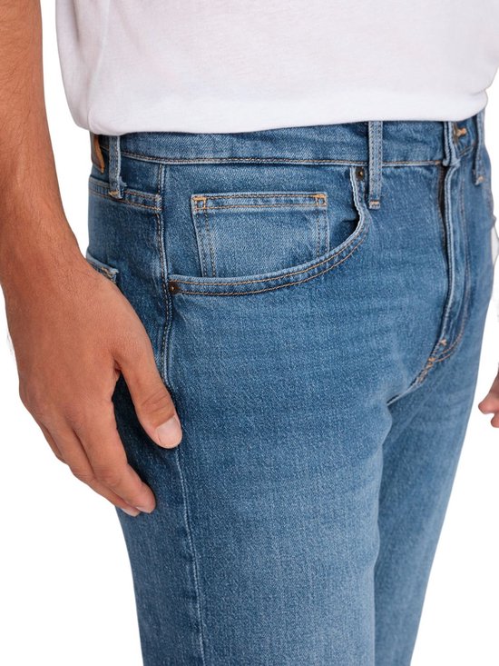 Wrangler Authentics Klassieke jeans met comfortabele taille voor heren, Blauw, 36W / 34L