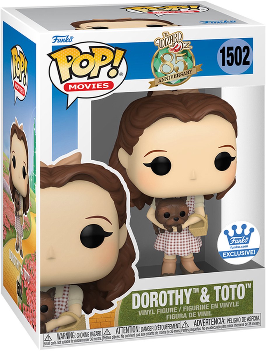Funko Pop! Movies: Wizard of Oz Dorothy & Toto #1502 Exclusive