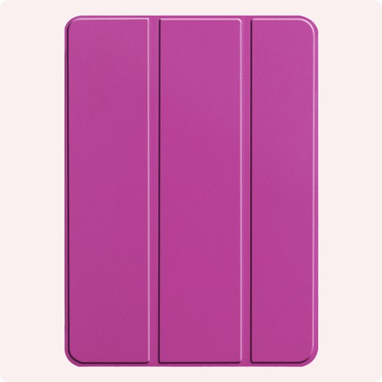 Étui adapté pour iPad Pro 2024 (11 pouces) Étui à couverture rigide avec protecteur d'écran - Violet