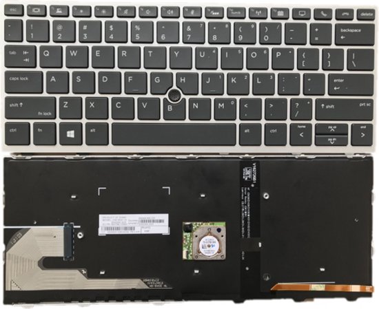 Clavier d'ordinateur portable adapté aux séries HP Elitebook 730-G5 / 830-G5 / 830-G6 - P/N : L07666-001